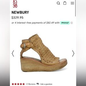 A.S. 98 leather wedge